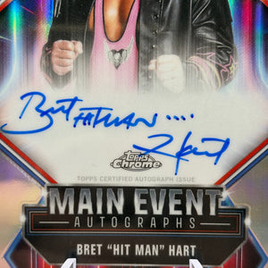 2026 Topps Chrome WWE Bret 