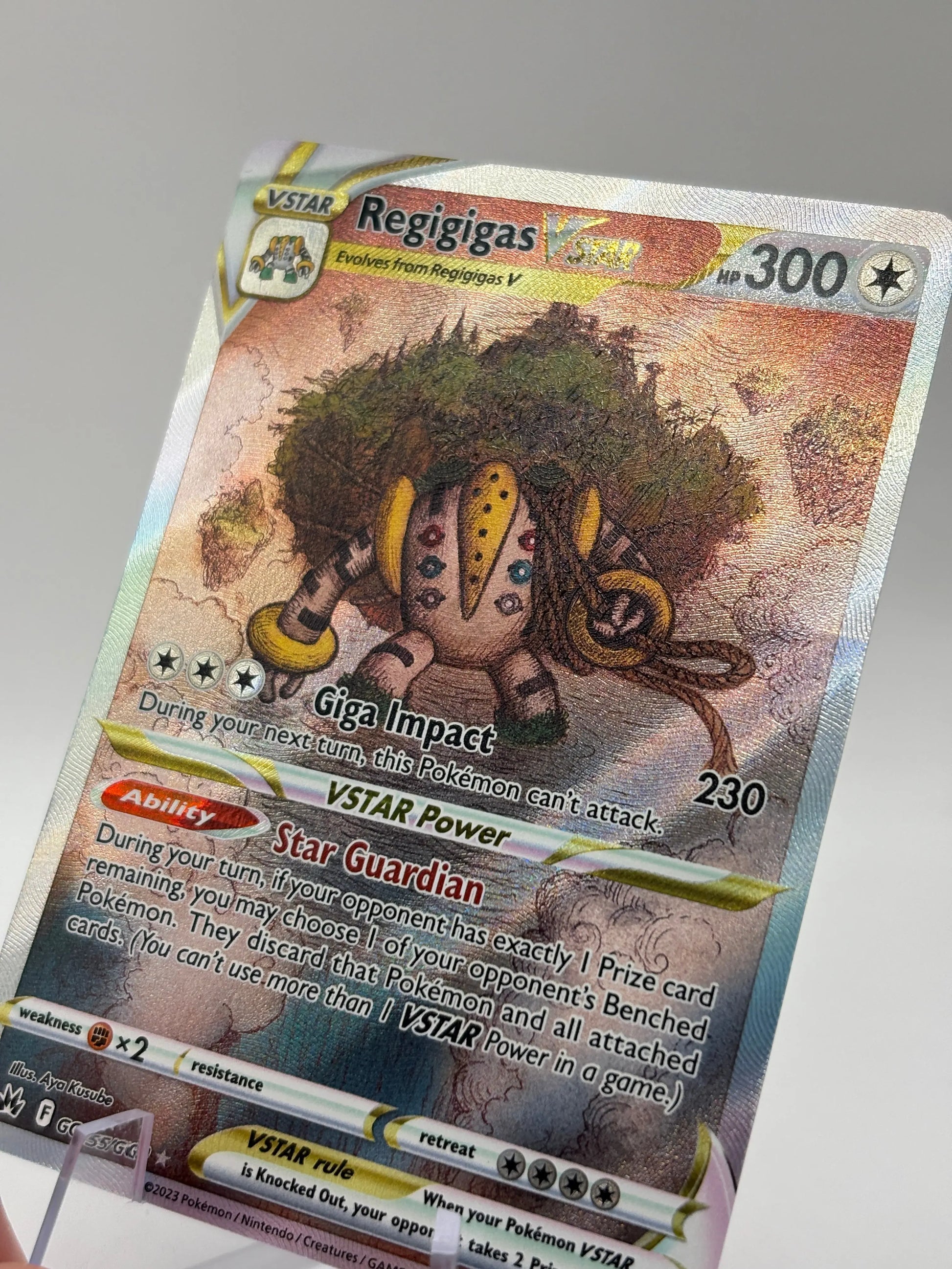 Pokemon TCG Crown Zenith - Regigigas Vstar GG55/GG70 Full Art NM FRENLY BRICKS - Open 7 Days