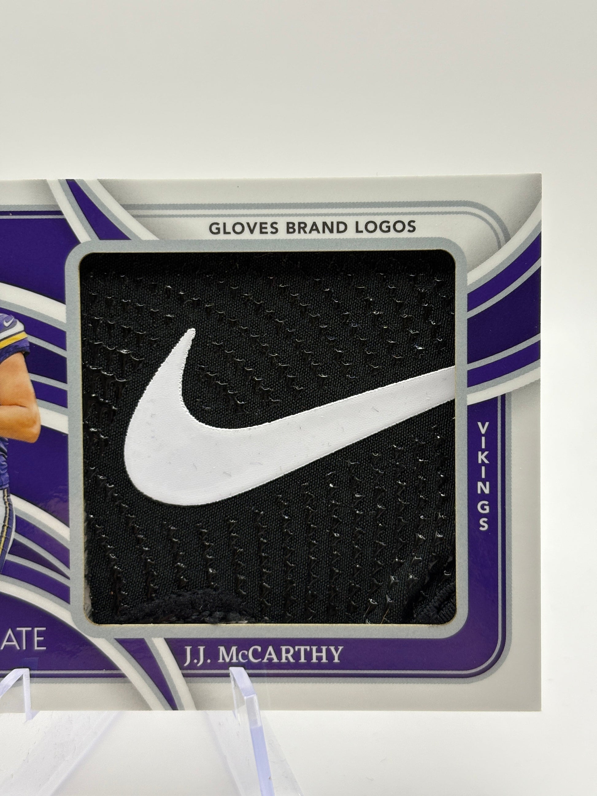 J.J. McCarthy 2024 Panini Immaculate #RJL-JMY Rookie Gloves Brand Logos /15 RC FRENLY BRICKS - Open 7 Days