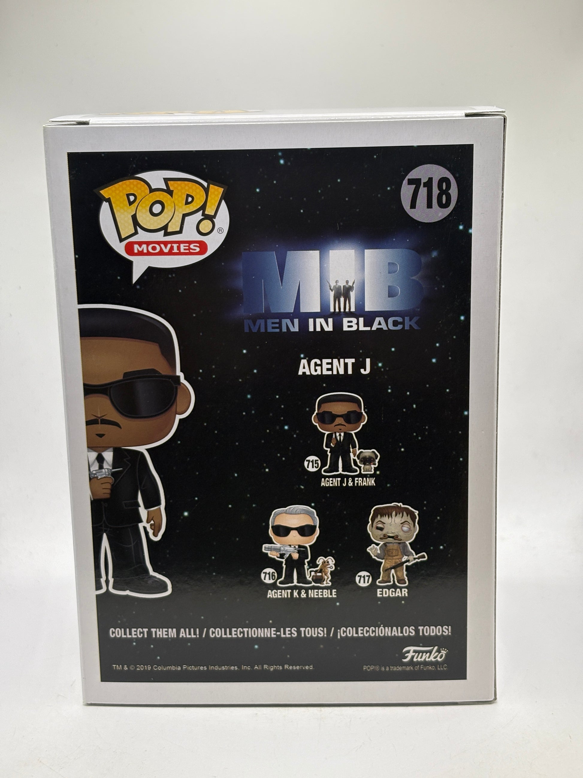 Funko POP! Movies Men In Black #718 Agent J Vinyl Figure Popcultcha 2019 Supernova image 3
