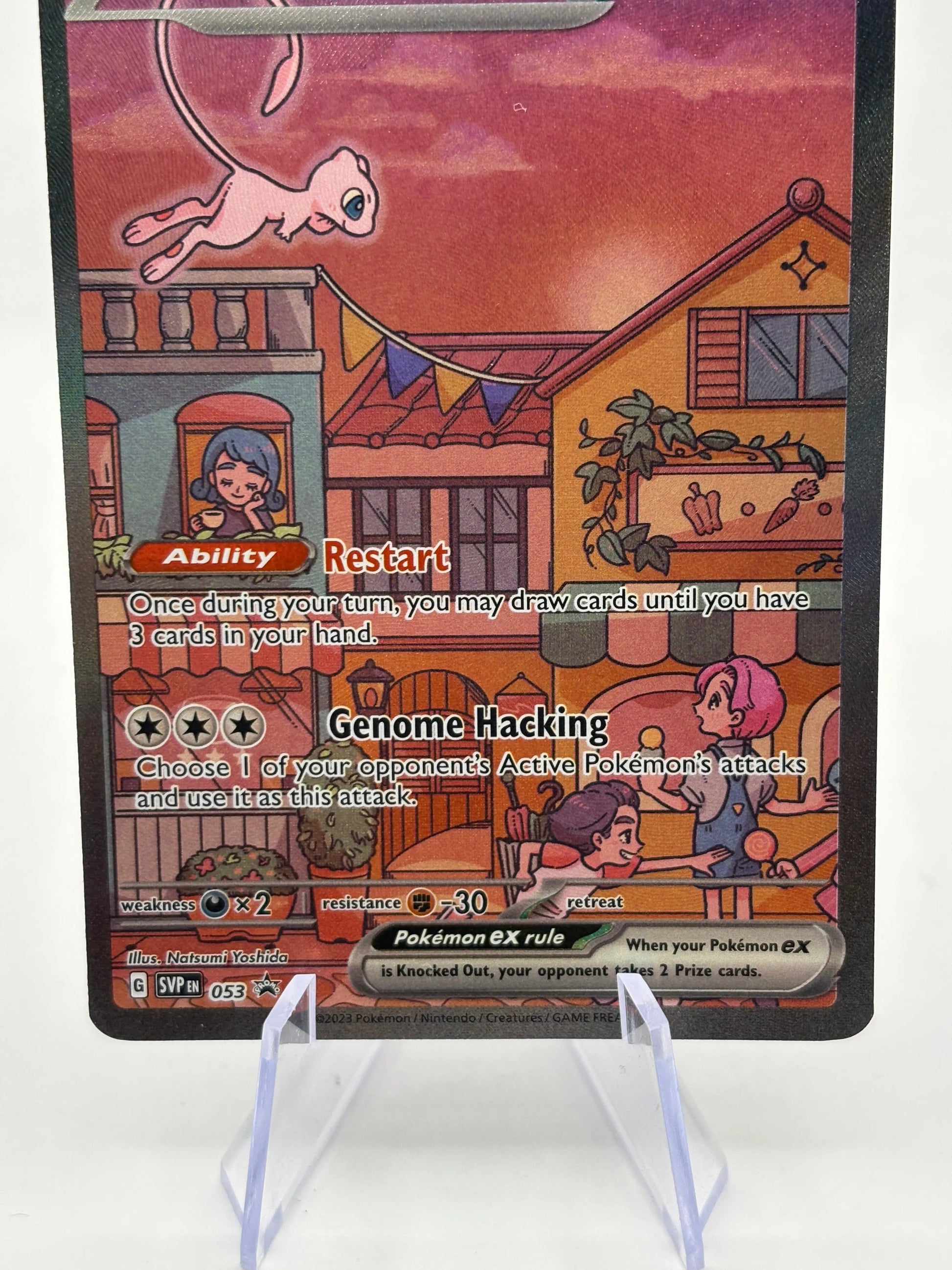Pokemon TCG SVP Promos - Mew EX SVP053 Black Star Promo Illustration Rare NM FRENLY BRICKS - Open 7 Days