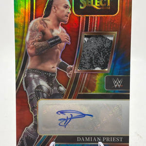 Damian Priest 2022 Panini Select WWE Autographed Memorabilia Auto Relic /25 FRENLY BRICKS - Open 7 Days