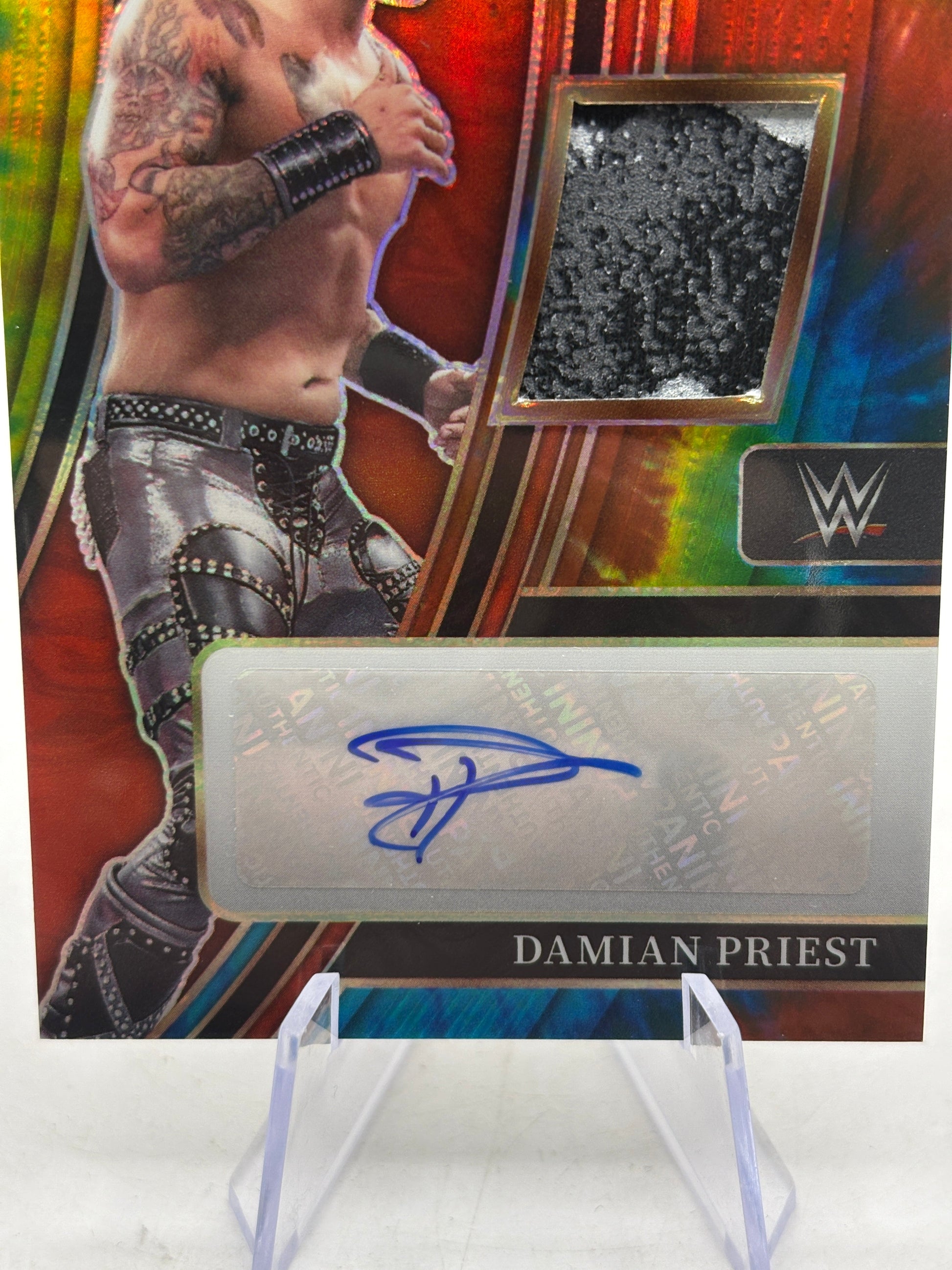Damian Priest 2022 Panini Select WWE Autographed Memorabilia Auto Relic /25 FRENLY BRICKS - Open 7 Days