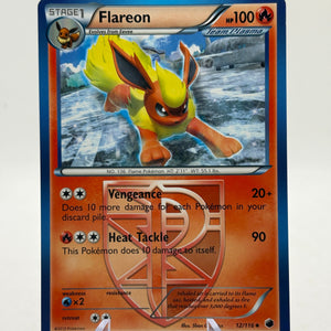 Pokemon TCG Black White Plasma Freeze - Flareon 12/116 Uncommon LP FRENLY BRICKS - Open 7 Days