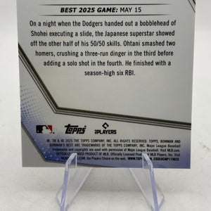 2025 Bowman's Best #46 Shohei Ohtani Wave Refractor FRENLY BRICKS - Open 7 Days