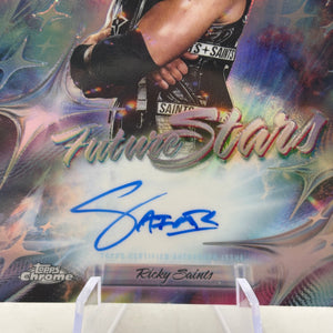 2026 Topps Chrome WWE Ricky Saints Future Stars Auto #FSA-RIC FRENLY BRICKS - Open 7 Days