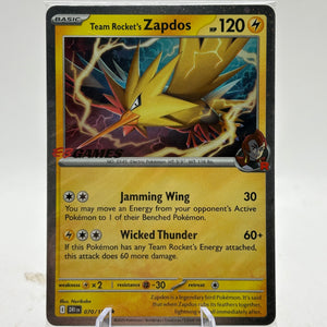 Team Rocket's Zapdos (EB Games Exclusive) Sealed - 070/182 Holo Pokemon NM FRENLY BRICKS - Open 7 Days