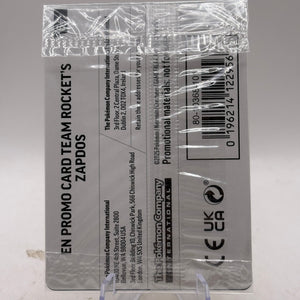 Team Rocket's Zapdos (EB Games Exclusive) Sealed - 070/182 Holo Pokemon NM FRENLY BRICKS - Open 7 Days