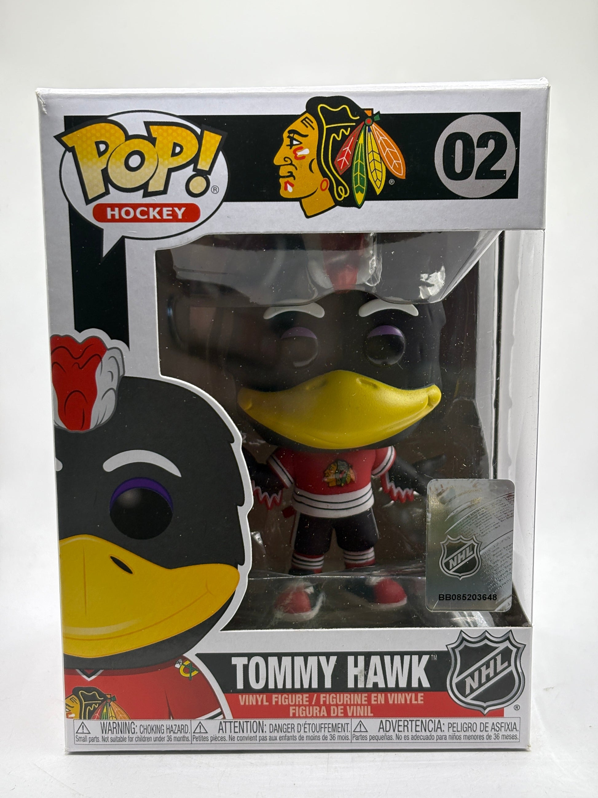 Funko POP! Hockey Blackhawks #02 Tommy Hawk Vinyl Figure FRENLY BRICKS - Open 7 Days