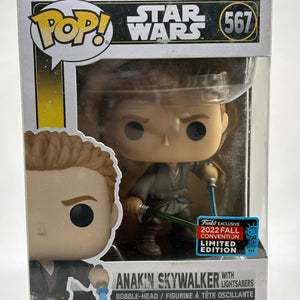 Funko POP! Star Wars #567 Anakin Skywalker with Lightsabers 2022 Fall FRENLY BRICKS - Open 7 Days