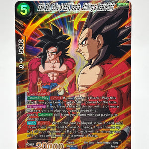 Dragon Ball Super Masters - SS4 Son Goku & SS4 Vegeta, Striking a Weak Point BT24-118 FRENLY BRICKS - Open 7 Days
