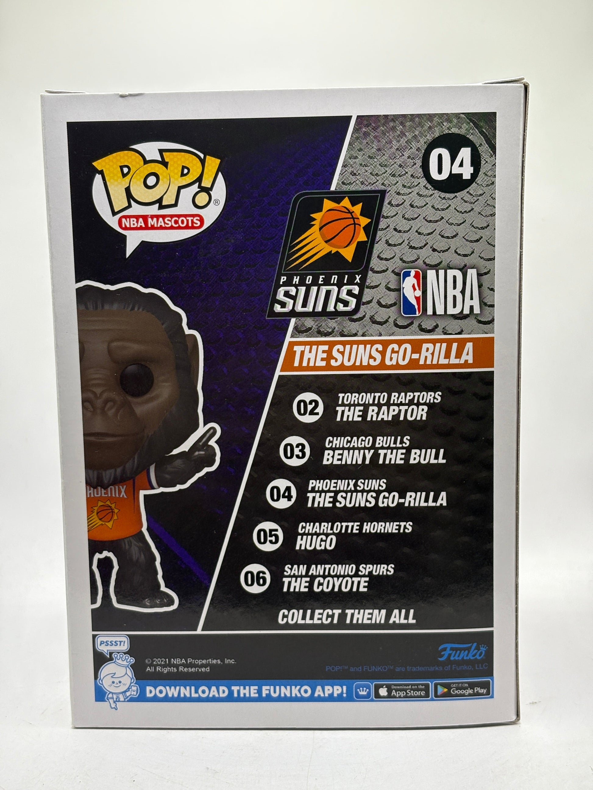 Funko POP! Nba Mascots #04 The Suns Go-Rilla Vinyl Figure FRENLY BRICKS - Open 7 Days