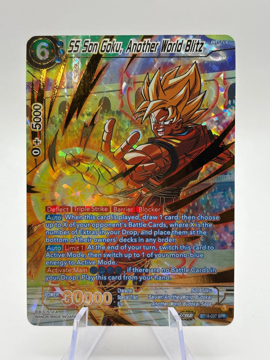 Dragon Ball Super Masters - SS Son Goku, Another World Blitz BT18-037 SPR FRENLY BRICKS - Open 7 Days