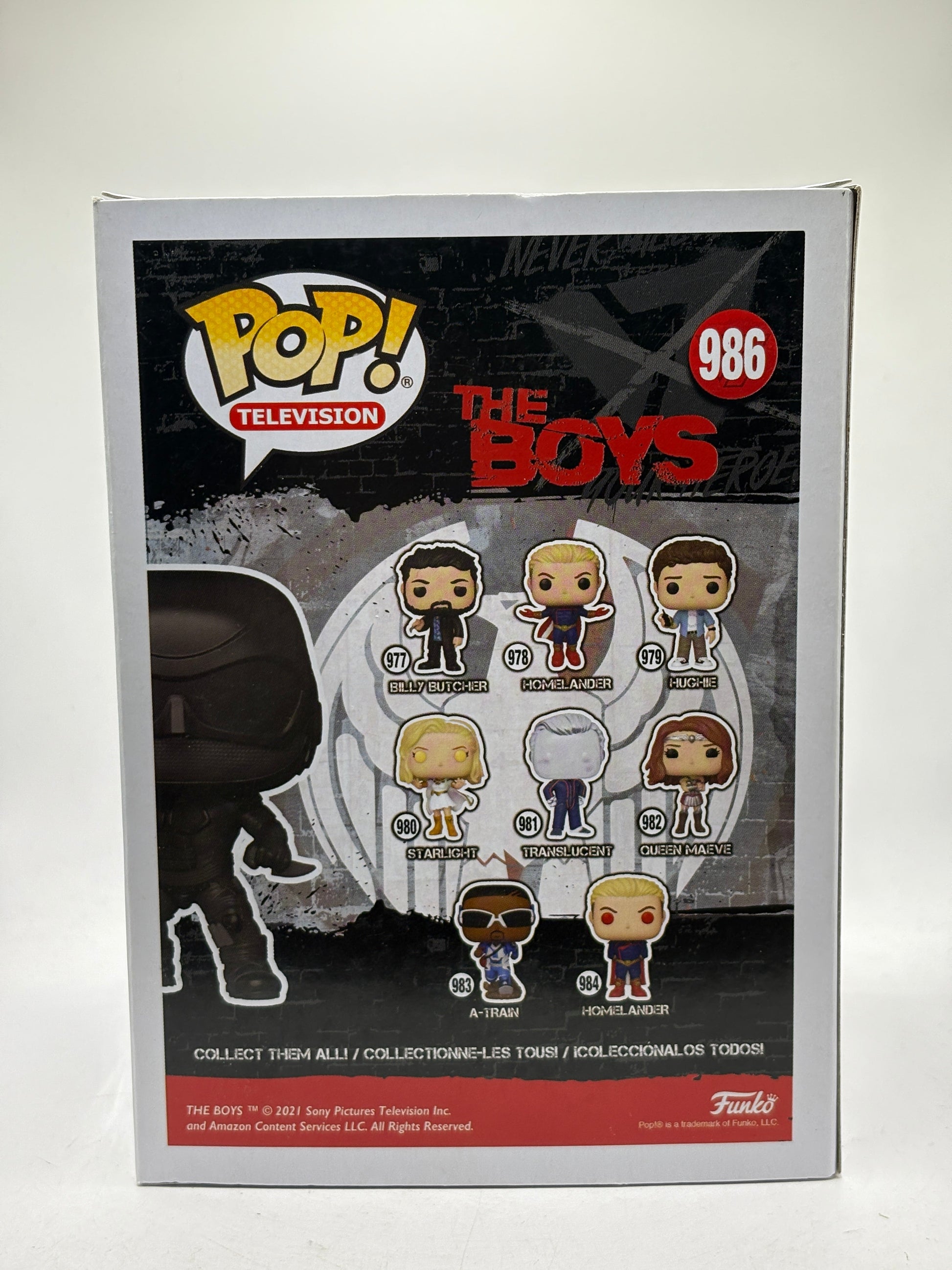 Funko POP! Television The Boys #986 Black Noir 2021 Summer FRENLY BRICKS - Open 7 Days