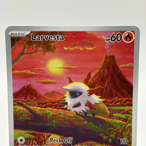 Pokemon TCG Black Bolt - Larvesta 099/086 Illustration Rare NM FRENLY BRICKS - Open 7 Days