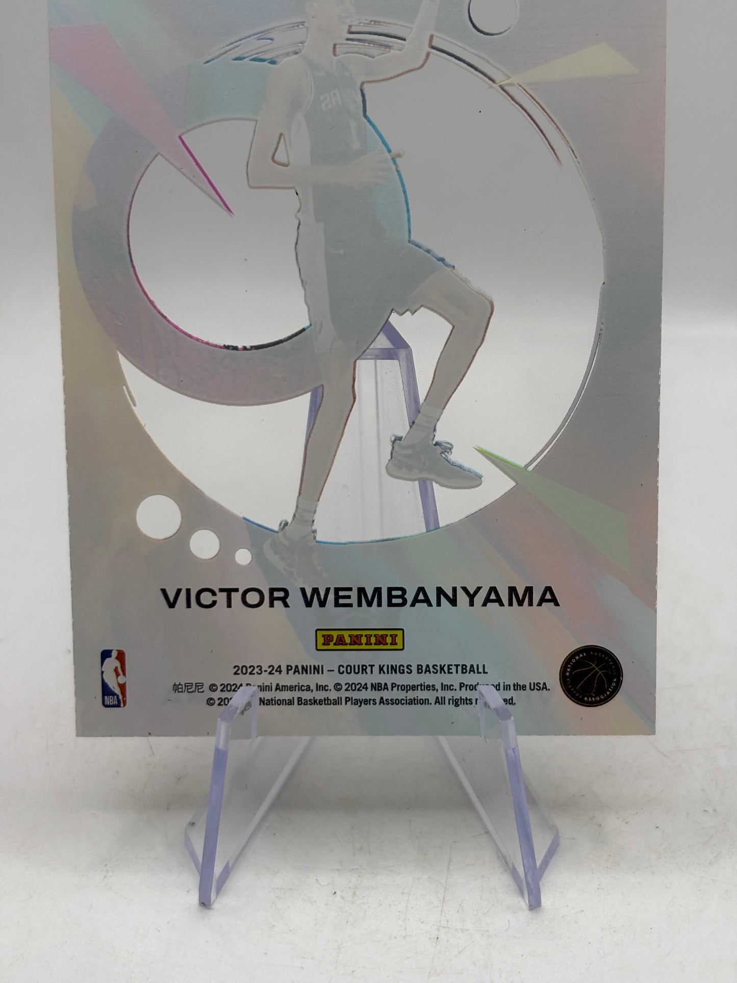 2023-24 Panini Court Kings Acetate Victor Wembanyama Rookie RC #4 SA Spurs