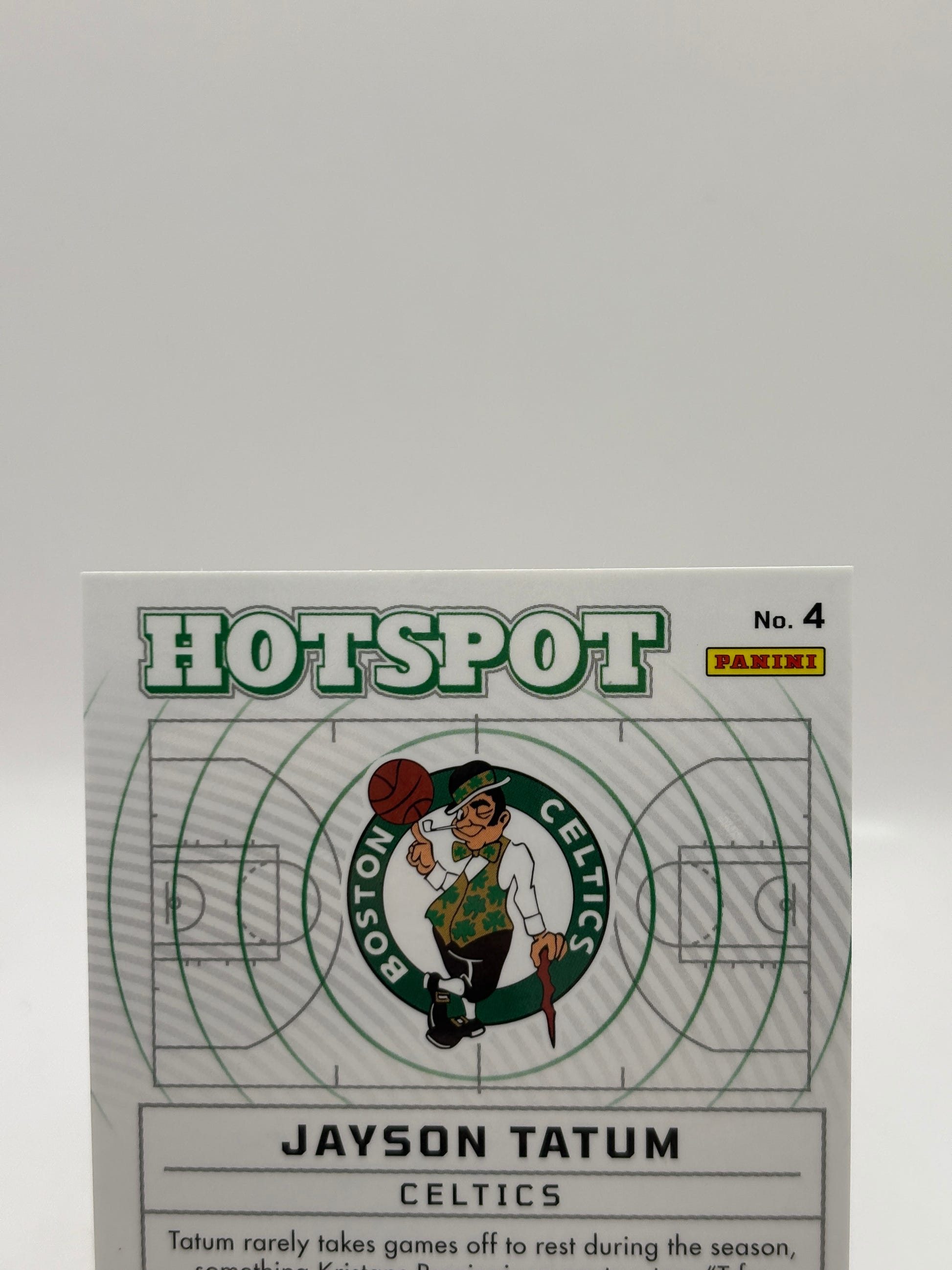 Jayson Tatum 2024-25 Panini Obsidian /99 Hotspot Orange Celtics #4 image 3