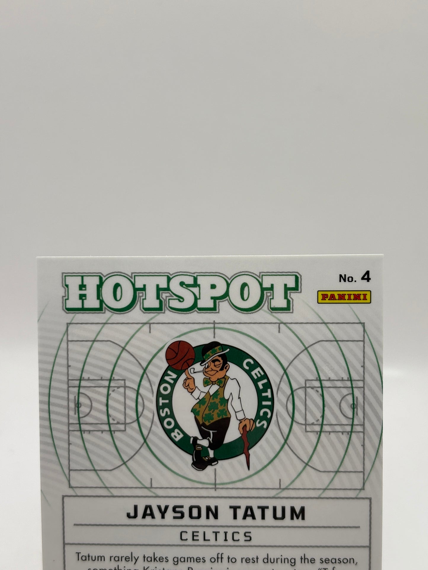 Jayson Tatum 2024-25 Panini Obsidian /99 Hotspot Orange Celtics #4