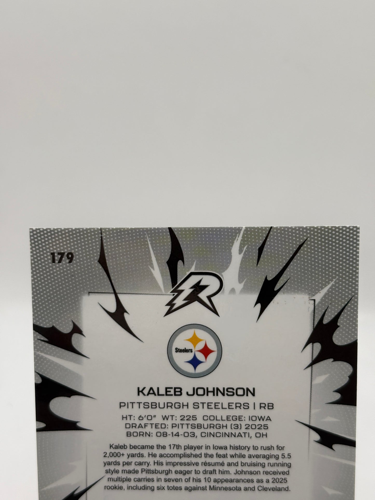 2025 Topps Resurgence Kaleb Johnson RC Auto /375
