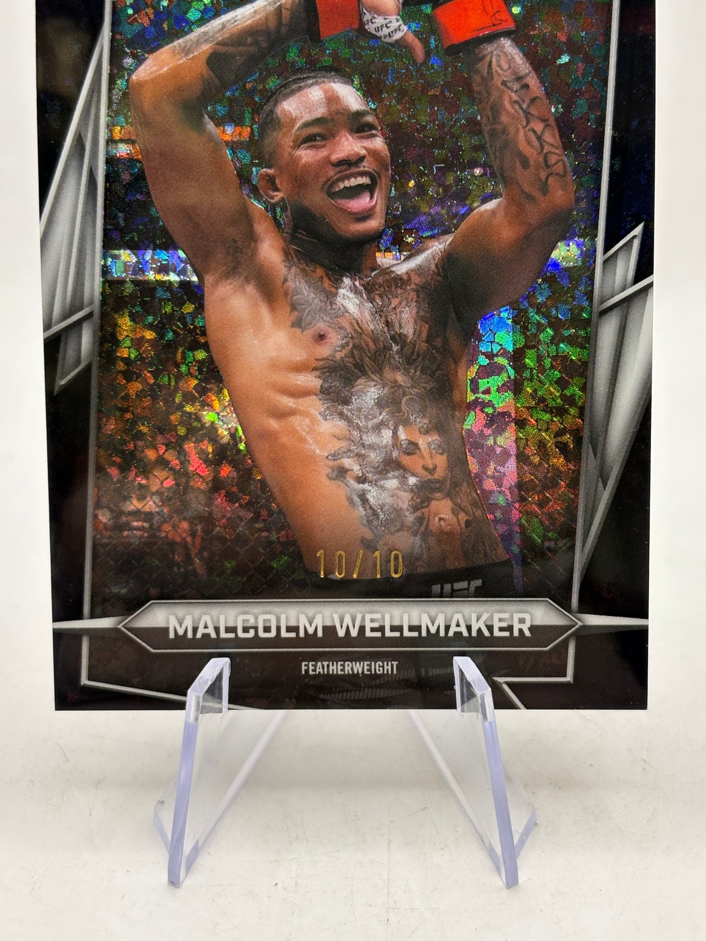 Topps Chrome 2026 UFC Malcom Wellmaker 10/10 Black Shimmer