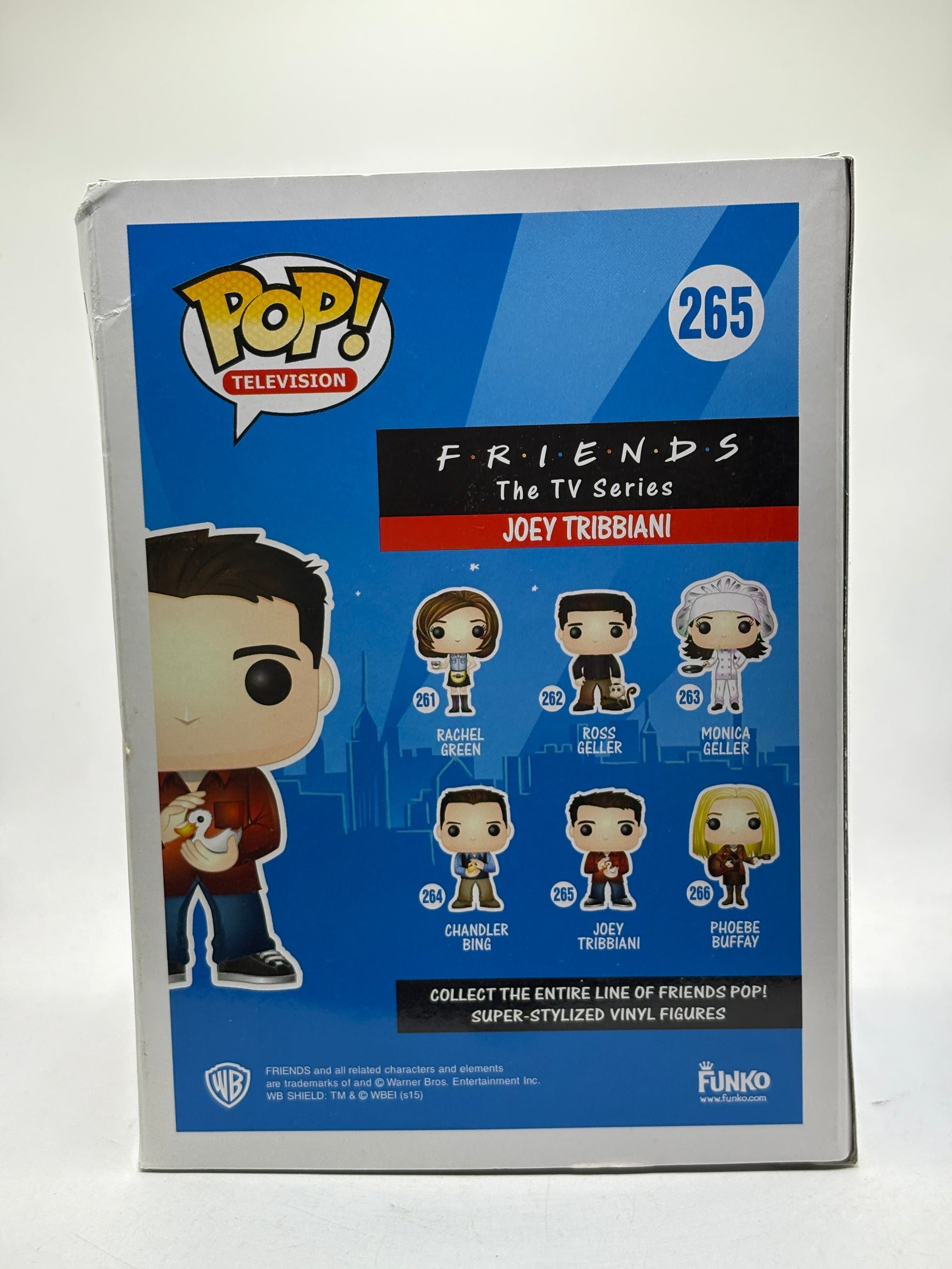 Funko POP! Television Friends#265 Joey Tribbiani Vinyl Figure FRENLY BRICKS - Open 7 Days