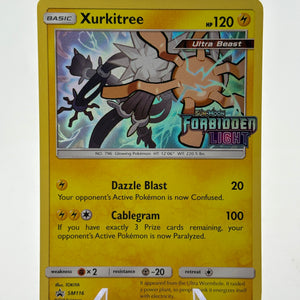 Pokemon TCG Sun Moon Forbidden Light - Xurkitree SM116 Black Star Promo Stamp FRENLY BRICKS - Open 7 Days