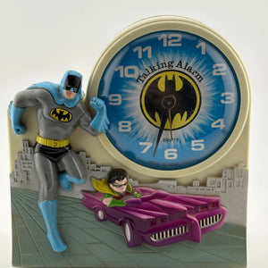 1974 Batman & Robin Janex Talking Alarm Clock. Jumpin Jehosephat Batman Untested FRENLY BRICKS - Open 7 Days