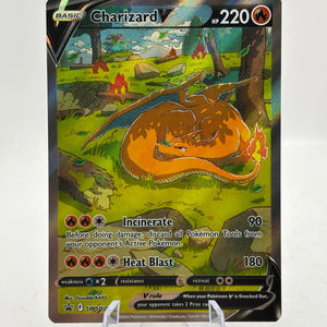 Pokemon TCG SWSH Promo - Charizard V SWSH260 Black Star Promo Full Art Lp FRENLY BRICKS - Open 7 Days