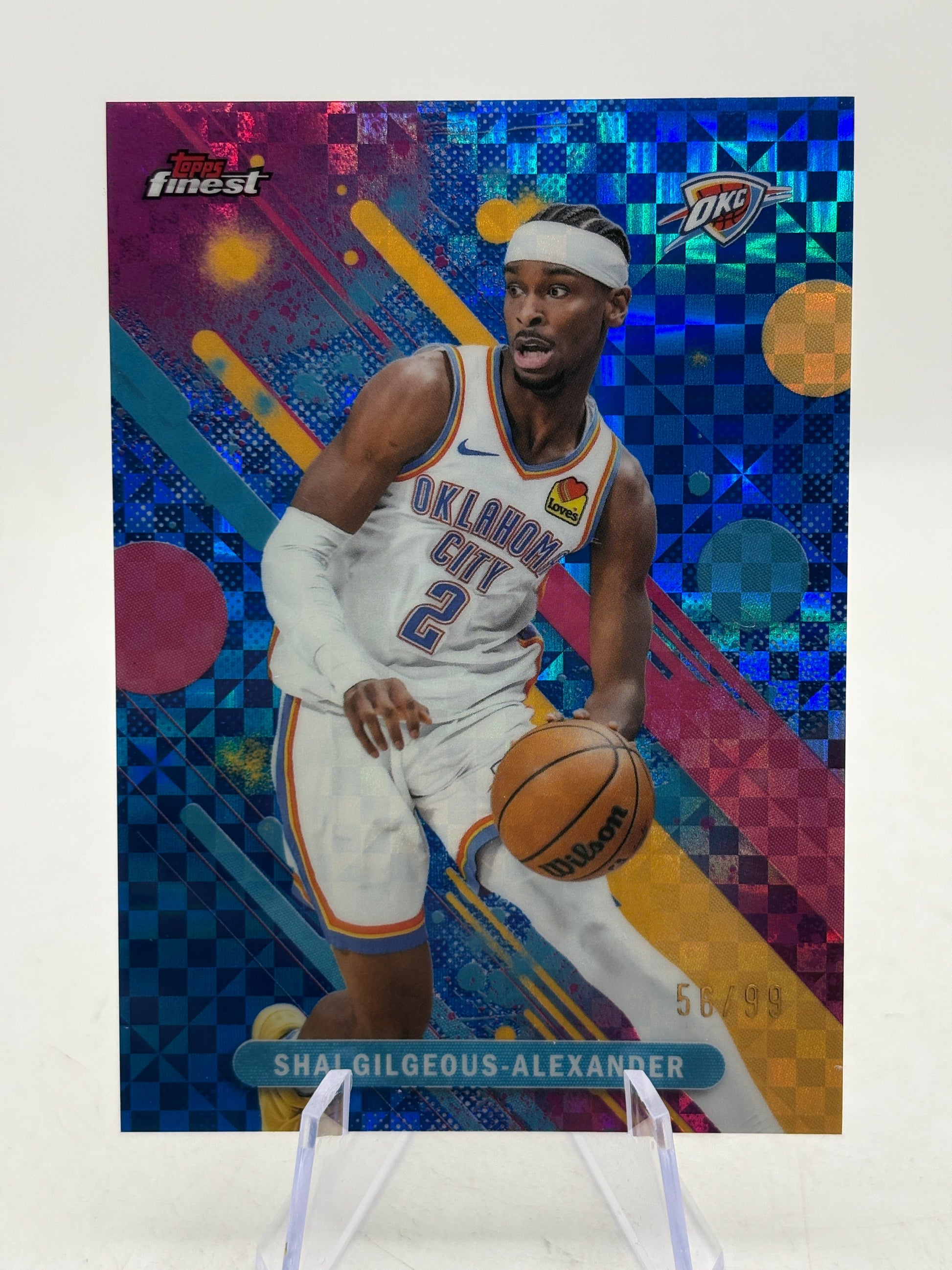 Shai Gilgeous-Alexander 2025-26 Topps Finest Common Purple X-Fractor /99 Thunder FRENLY BRICKS - Open 7 Days
