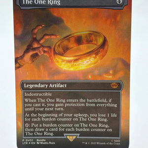 Magic The Gathering - The One Ring Foil Borderless #0451 P Lord of The Rings NM FRENLY BRICKS - Open 7 Days