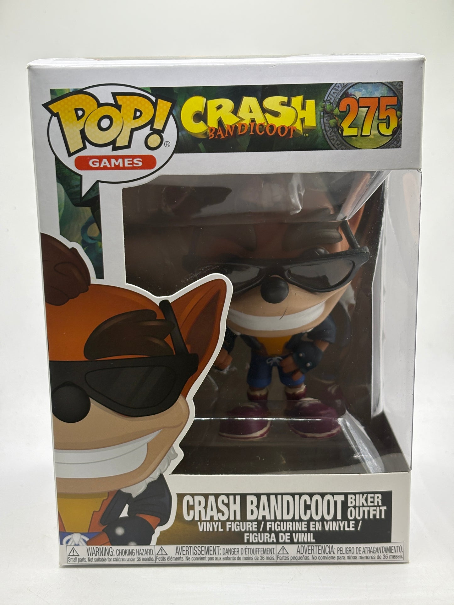 Funko POP! Games Crash Bandicoot #275 Crash Bandicoot Biker Outfit Vinyl Figure