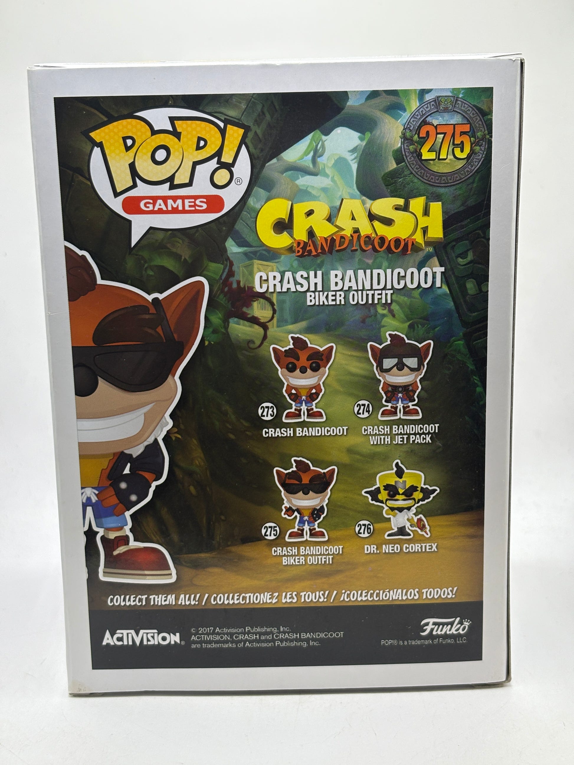 Funko POP! Games Crash Bandicoot #275 Crash Bandicoot Biker Outfit Vinyl Figure image 3