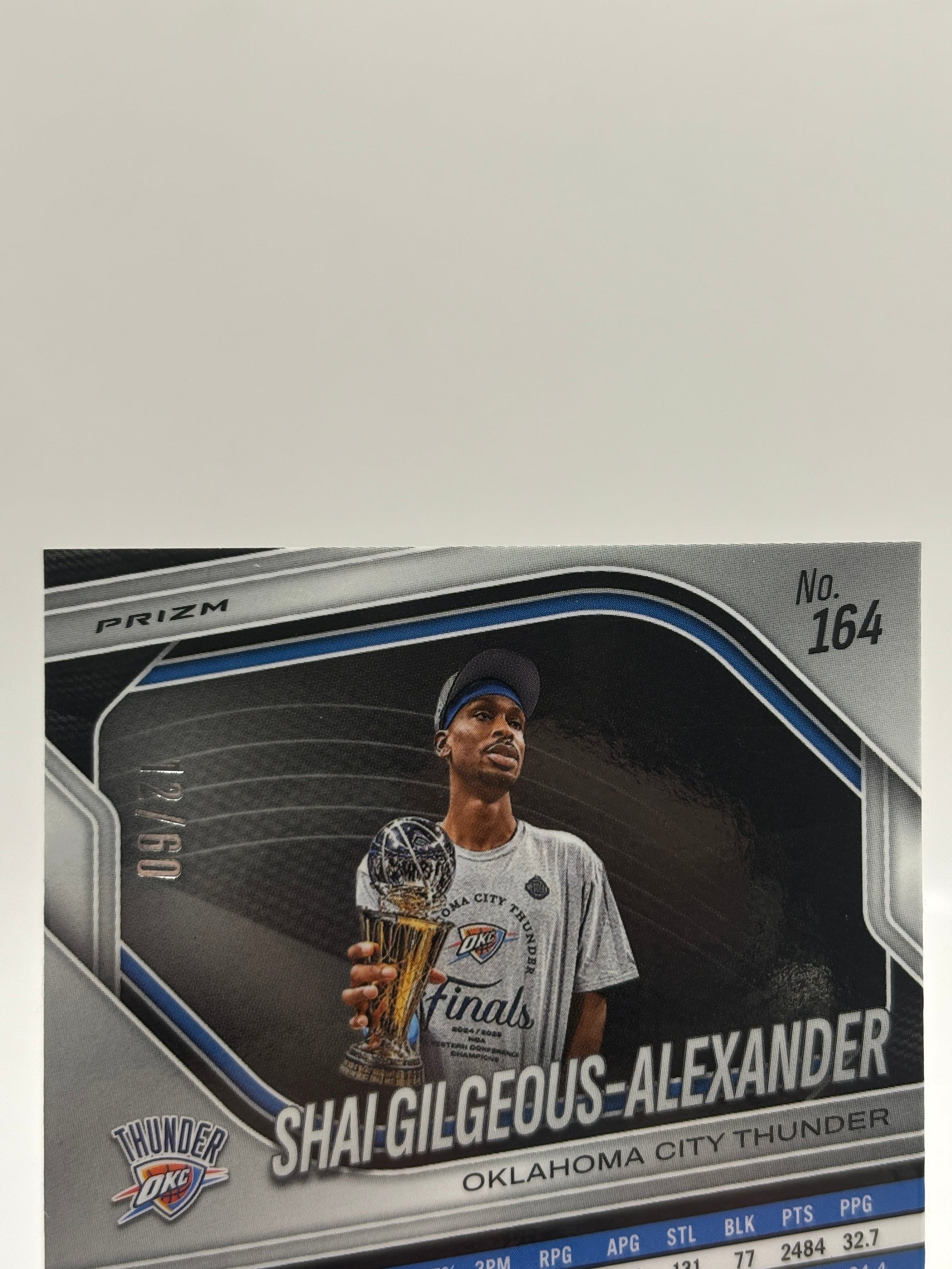 Shai Gilgeous-Alexander 2024-25 Panini Prizm Black #164 Orange Wave #12/60 FRENLY BRICKS - Open 7 Days