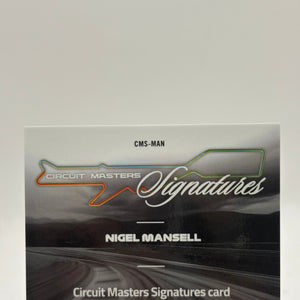 2025 Topps Chrome F1 Nigel Mansell Circuit Masters Signature Auto Gold /50 FRENLY BRICKS - Open 7 Days