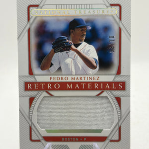 2021 Panini National Treasures Pedro Martinez Retro Materials /10 FRENLY BRICKS - Open 7 Days
