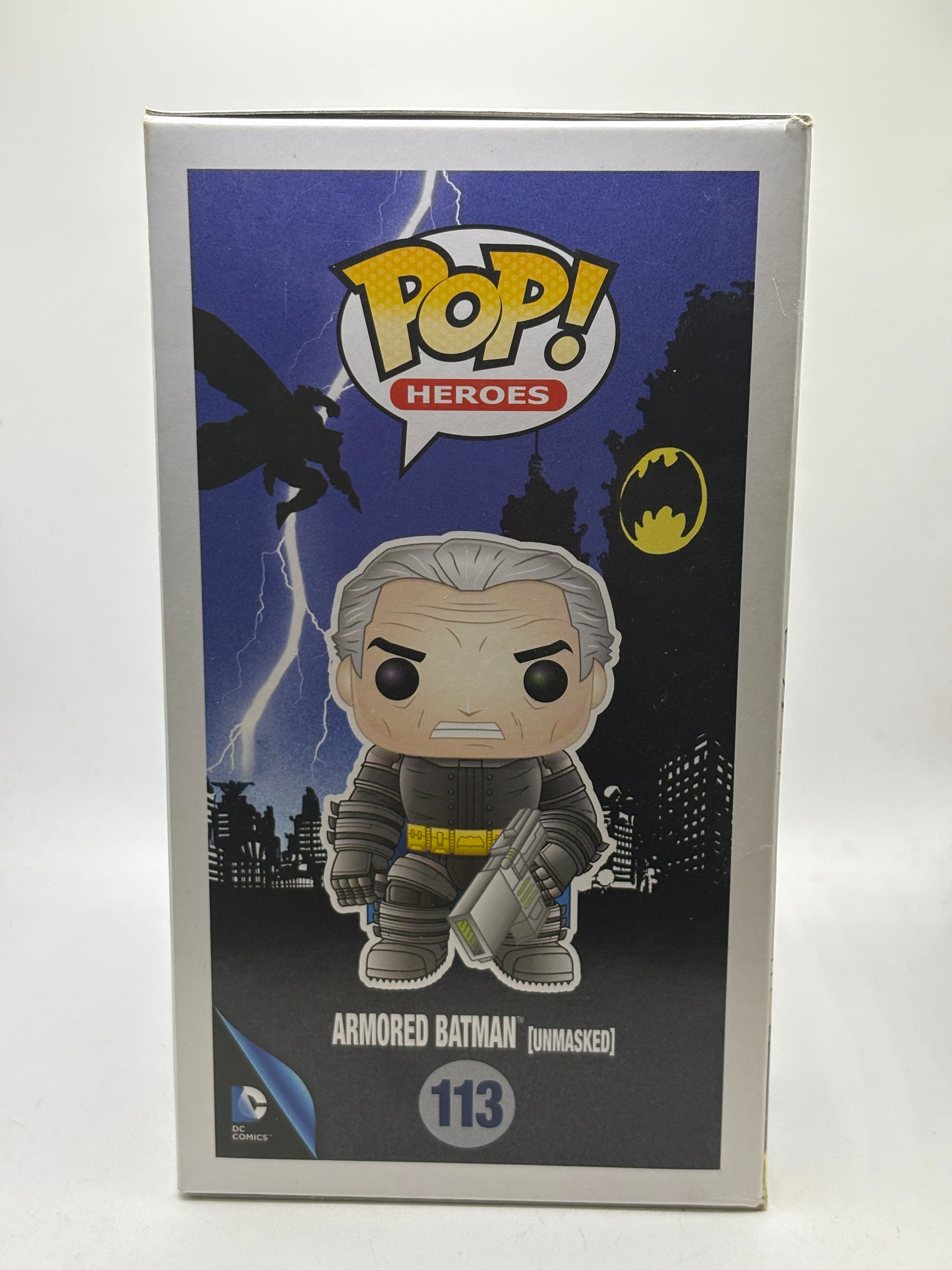 Funko POP! Heroes Batman The Dark Knight Returns #114 Armored Batman Unmasked image 4