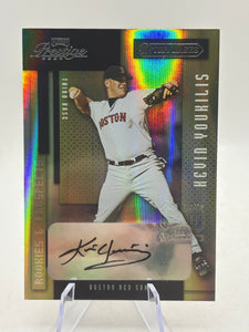 2004 Playoff Prestige Xtra Bases Black /25 Kevin Youkilis #32 Auto