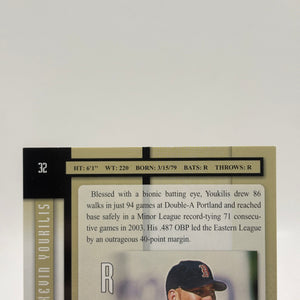 2004 Playoff Prestige Xtra Bases Black /25 Kevin Youkilis #32 Auto FRENLY BRICKS - Open 7 Days