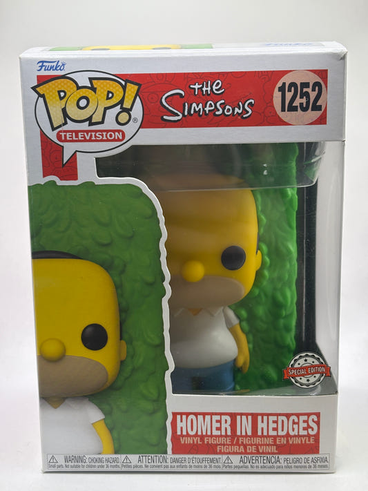 Funko POP! Television The Simpsons #1252 Homer in Hedges SE
