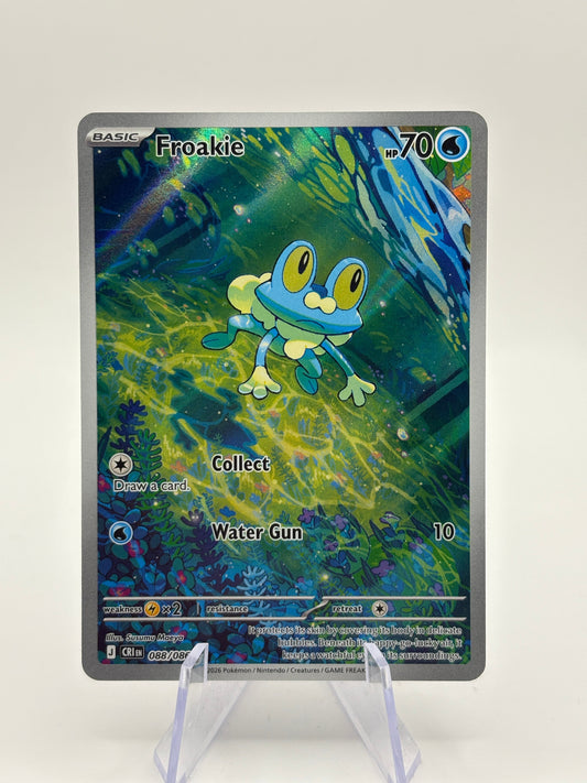 Frogadier And Froakie 89/86 88/86 IR Pokémon TCG Chaos Rising  Illustration Rare FRENLY BRICKS - Open 7 Days