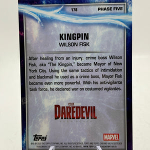 2025 TOPPS CHROME MARVEL STUDIOS KINGPIN WILSON FISK /25 ORANGE WAVE FRENLY BRICKS - Open 7 Days