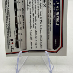 2026 Bowman Chrome JJ Wetherholt Green Geometric /99 #BCP-115 CARDINALS FRENLY BRICKS - Open 7 Days