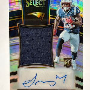 2018 Panini Select Football - Sony Michel Rookie Patch Auto /49 Silver #JM-SM FRENLY BRICKS - Open 7 Days