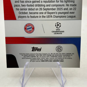 2025-26 Topps Chrome UEFA Wisdom Mike Radiating Rookies SSP Rookie RC SSP #88 FRENLY BRICKS - Open 7 Days