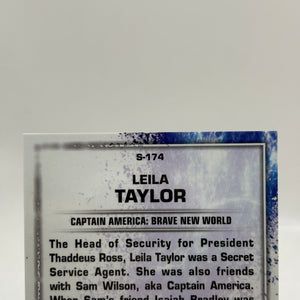 2025 Topps Chrome Marvel Studios Orange Snap Refractor S-174 | Leila Taylor #/25 FRENLY BRICKS - Open 7 Days