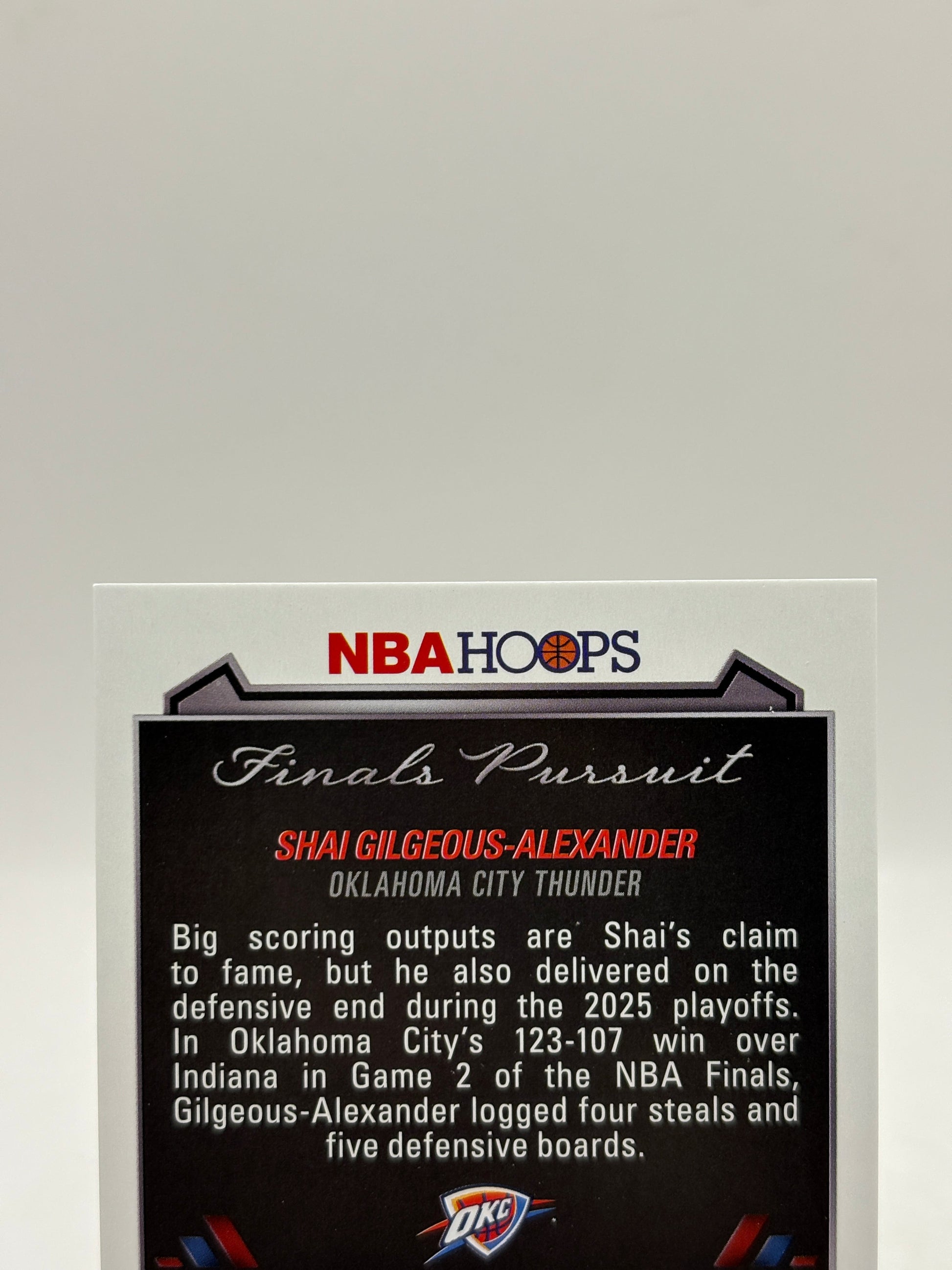 2025-26 Topps Hoops Finals Pursuit Shai Gilgeous-Alexander #FP-86 SP FRENLY BRICKS - Open 7 Days