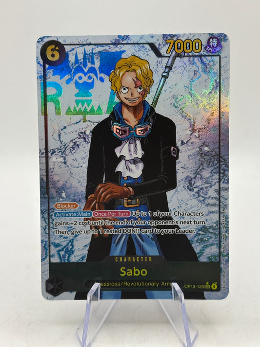 One Piece TCG - Sabo OP13-120 SEC* Alternate Art Manga