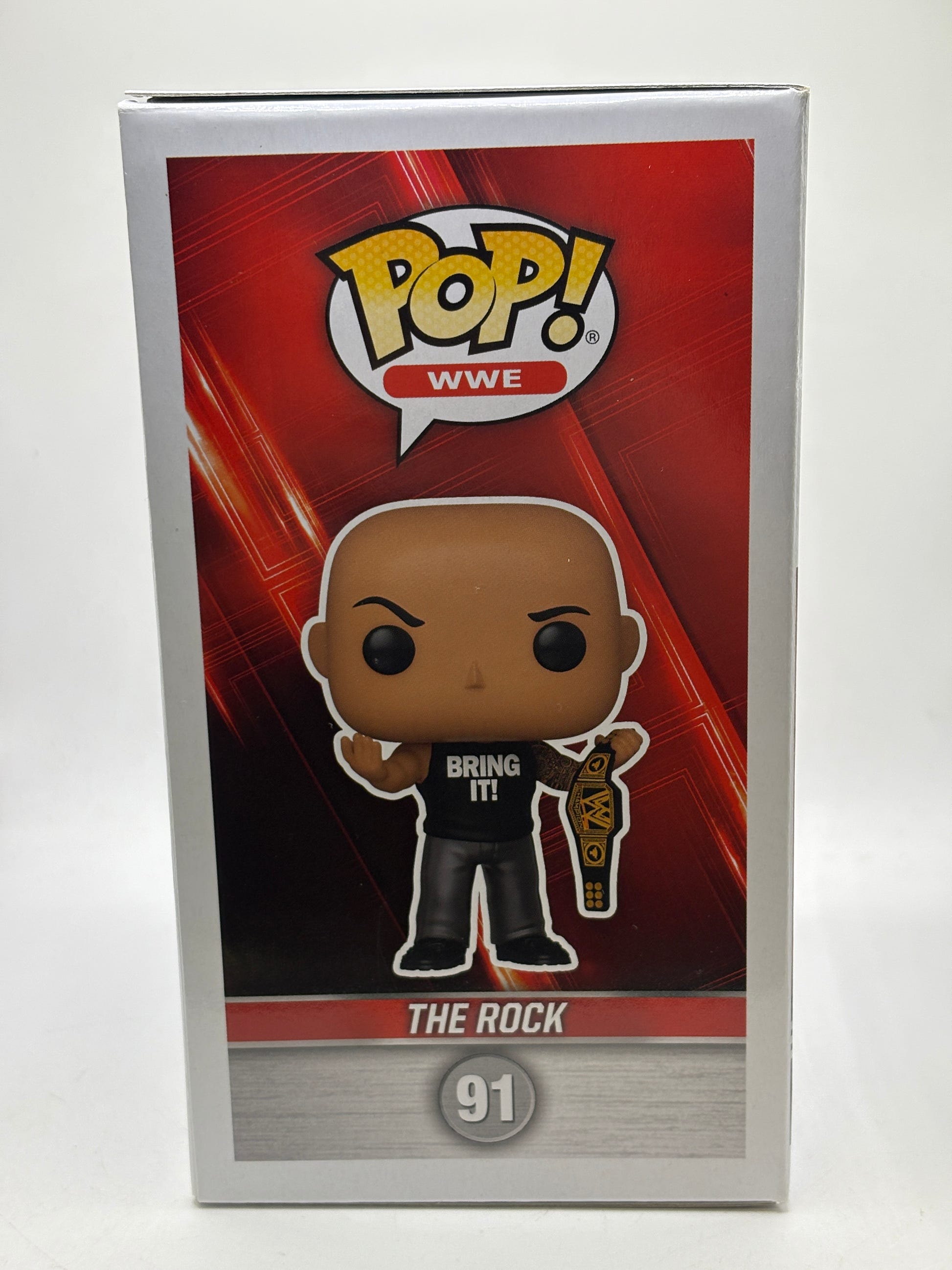 Funko POP! WWE #91 The Rock Vinyl Figure Special Edition 25th Anniversary image 4