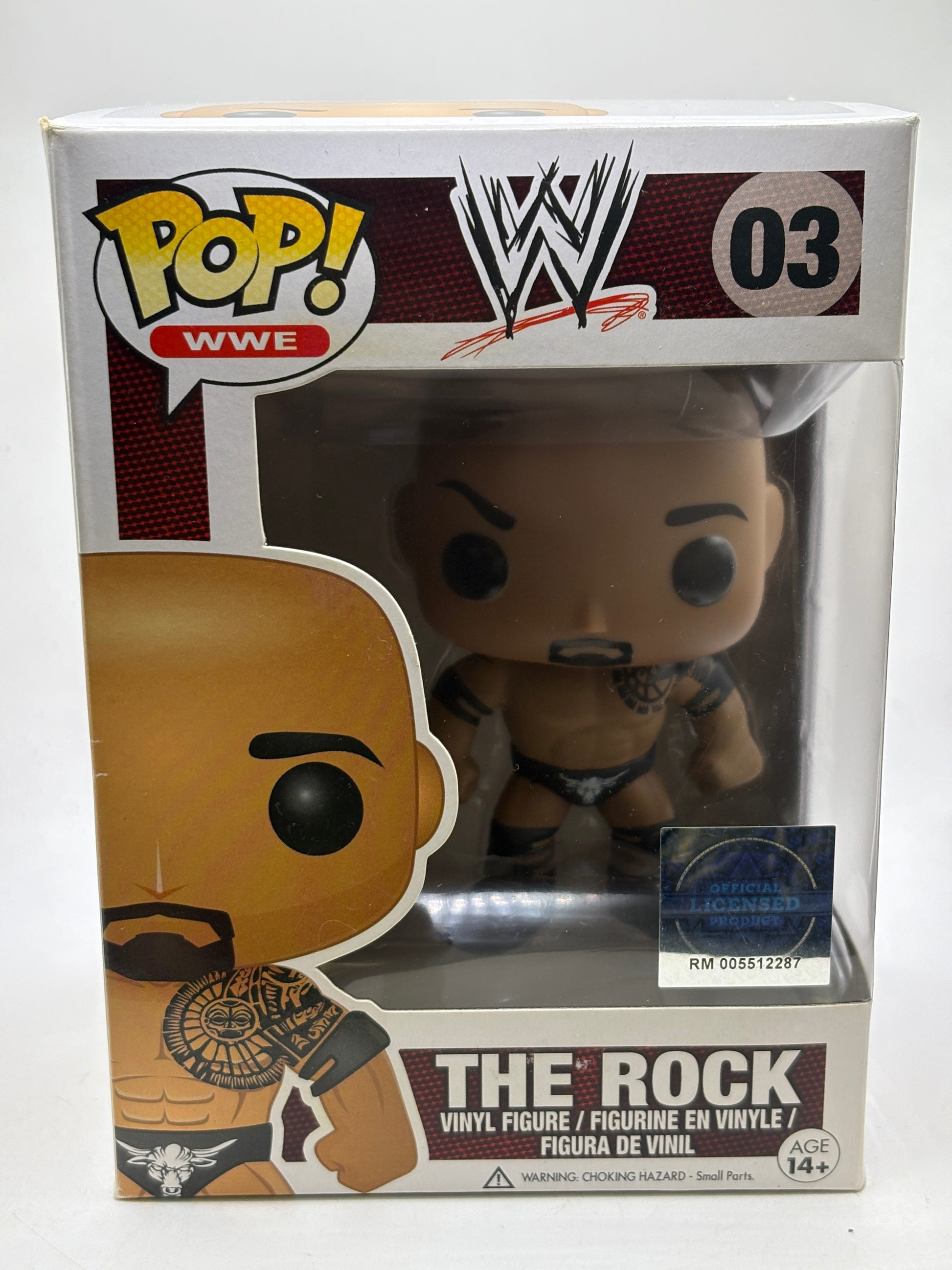 Funko POP! WWE #03 The Rock Vinyl Figure image 1