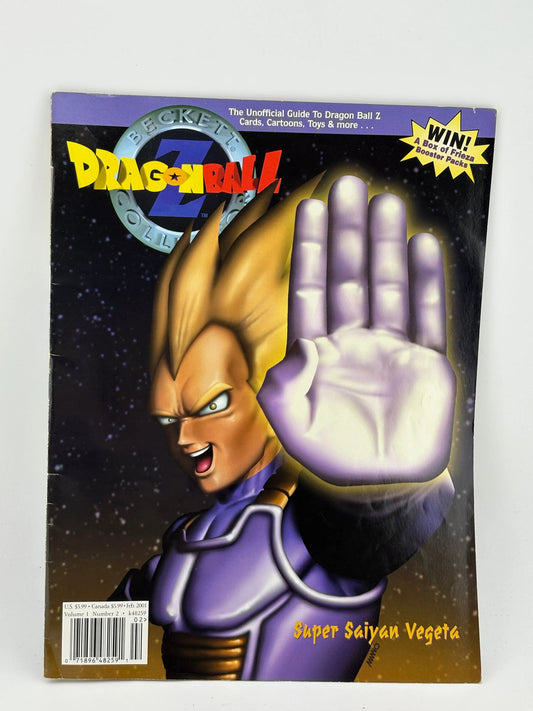 Beckett Collectors Dragon Ball Z Magazine Volume 1 Number 2 Vegeta FRENLY BRICKS - Open 7 Days